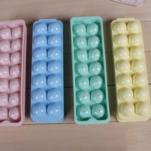 Random Color Ball Ice Molds Home Bar Party Cocktail Use Sphere Round Ball Ice Cube Makers Kitchen DIY Ice Cream Popsicle Mold