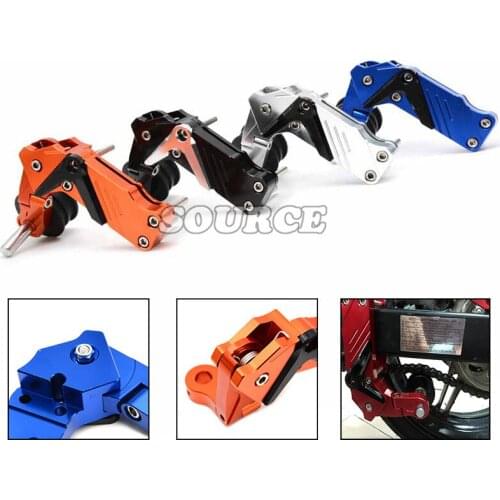 Universal Motorcycle Parts CNC Tensioners Catena rear axle spindle chain adjuster For YAMAHA SUZUKI KAWASAKI HONDA DUKATI