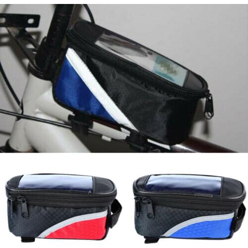 Bike Bicycle Cycling Mountain Frame Front Tube Pannier Saddle Bag Tube Pouch Storage Bags