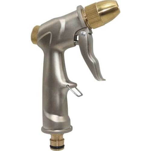 1 Pcs 10m high pressure car wash water gun household watering brush tool car portable high pressure car flushing copper gun head