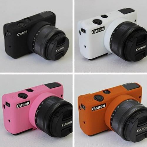 High Quality Nice Soft Silicone Rubber for Canon EOS M10 Camera Protective Body Cover Case Skin Camera Case Bag for Canon EOSM10