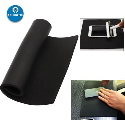 200*250*6.44mm High Temperature Resistant Foam Sponge Pad Pressure Repair Phone LCD Screen Bubble Film Bubble Sponge Rubber Pad