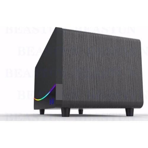 Sound System Soundbar Subwoofer Speakers High Power 50W Wooden Speaker 6 Inch Home Theater with Sound Bar 3D Stereo TV Sound Box