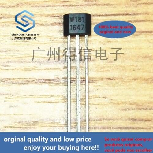 10pcs 100% new and orginal WSH181 W181 181 TO-92S Hall Effect Switch IC in stock