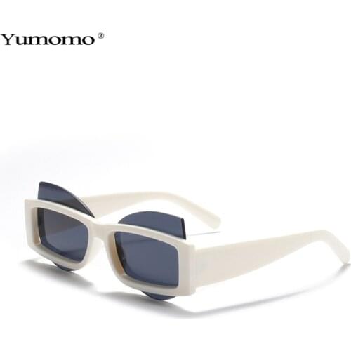 2020 Fashion Half frame Buttyfly Shape Sunglasses Women Brand Designer Retro Sunglass Rectangle Sun Glasses UV400 Lens Eyewears