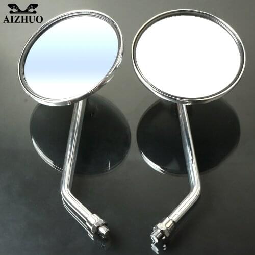 8mm 10mm Screw Motorcycle Back View Mirror Electric Bicycle Rearview Mirrors For YAMAHA CS5 200 CT1 175 CT2 175 CT3 175 DS5 250