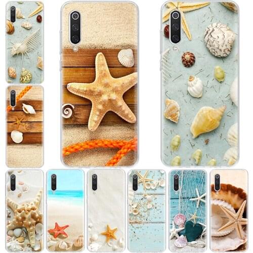 Seashore Shell And Conch In Summer Phone Case For Xiaomi Redmi Note 10 9S 8T 9 8 7 6 5 Pro S2 9C 9A 8A 7A 6A 5A K30 K20 Cover