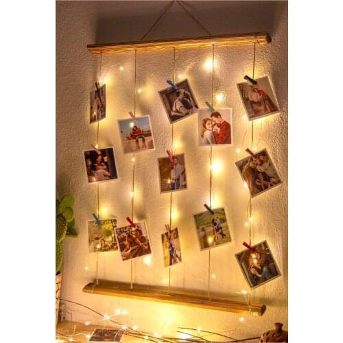 Wood corded Latch Led Lighted Frame Decorative rack and panels, Led lighted fancy living-room boards, love board