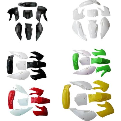 TDPRO Motorcycle Plastic Fairing Full Body Cover Kits Fenders Mudguard For Kawasaki KLX 110 KX65 DRZ110 Dirt Pit Bike 2002-2013