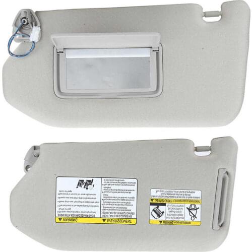 1pc Car Sun Shade Visor Left Driver Side Sun Visor with Lamp Gray 96401-9PB0A Fit for Infiniti QX60 JX35 for Nissan Pathfinder