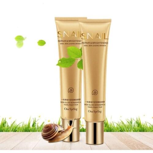 Snail Colageno Eye Cream Anti Wrinkle Puffiness Aging Lift Firming Dark Circle Remover Antiojeras Mujer Crema Contorno De Ojos