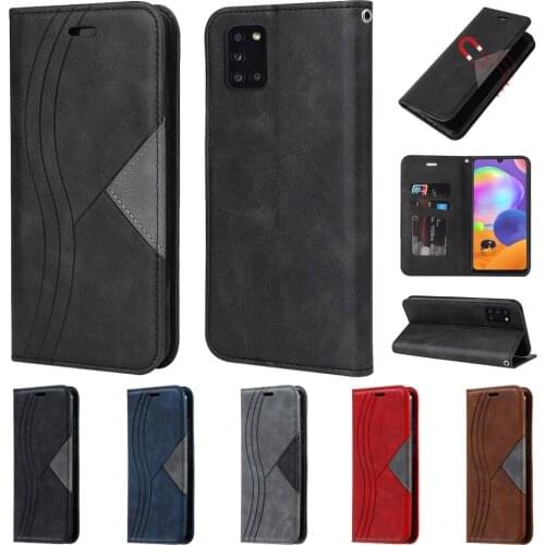 For Samsung Galaxy A31 Case A 31 Fundas Magnetic Flip Case na for Samsung A31 SM-A315F Cover Business Leather Phone Cases Etui