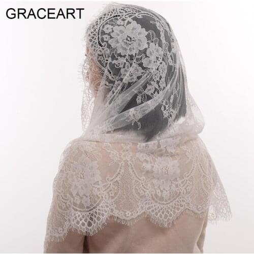 Mantilla Veil for Church Women Lace Headcovering