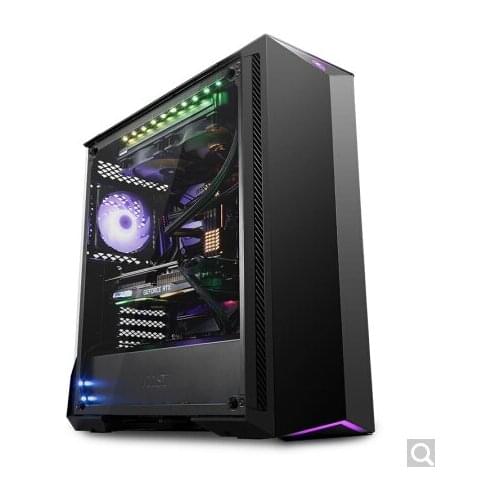 Micro star krypton gold gun 100D / play pie 010 computer water cooled E-ATX full tower side transparent RGB game console box
