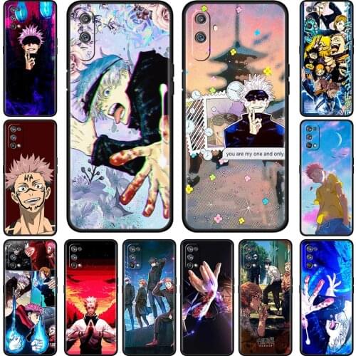 Anime Jujutsu Kaisen For Realme 8 C21 6 7 Pro C3 XT GT 5 7i X50 C15 C11 C12 Phone Case C21Y 8Pro Soft Silicone Cover Fundas Capa