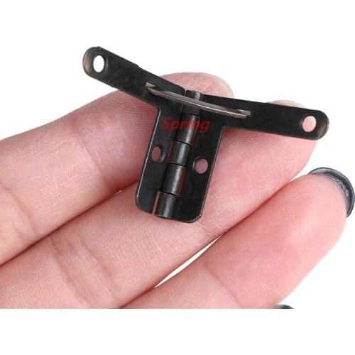 New 10pcs/lot 90 Degree 22*28MM Angle Wooden Box Supports Hinge For Wooden Jewelry Wine Case