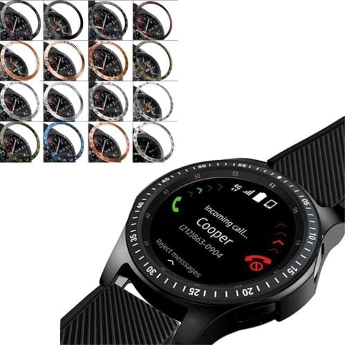 Bezel Styling for Galaxy Watch 46mm/42mm Galaxy Gear S3 Frontier Adhesive Cover Anti Scratch Stainless Steel Protection case