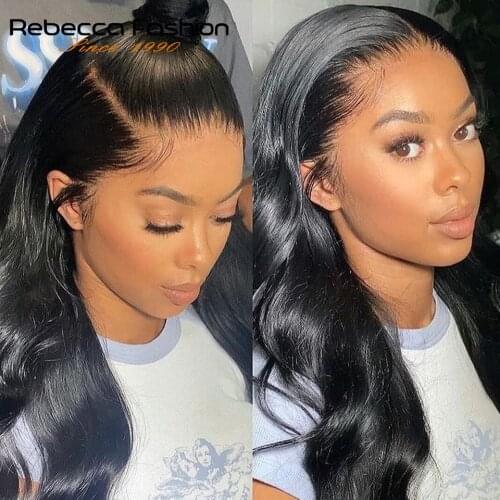 Body Wave 13x4 Lace Front Human Hair Wigs Brazilian Body Wave Human Hair Wigs 360 Lace Frontal Wig Pre Plucked Lace Closure Wigs