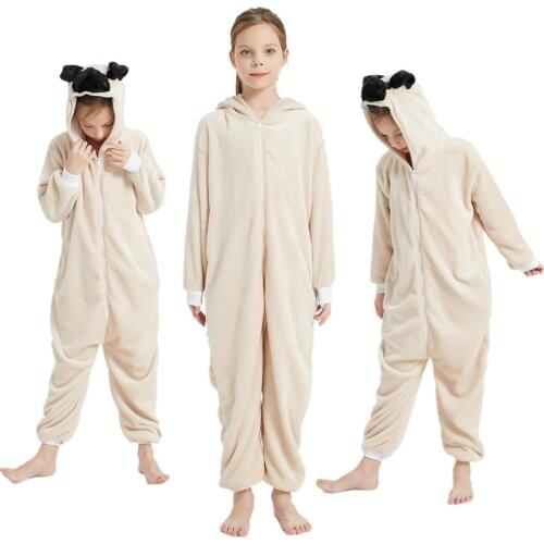 Kigurumi Unicorn Pajamas Set Kids Winter Onesies Cosplay Children Pyjamas Boys Girls Flannel Pijamas Set Animal Sleepwear