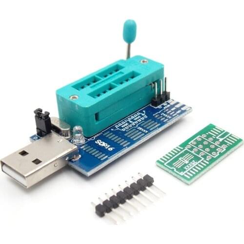 Bios Board MX25L6405 W25Q64 USB Programmer LCD Burner CH341A Progammer for 24 25 Series