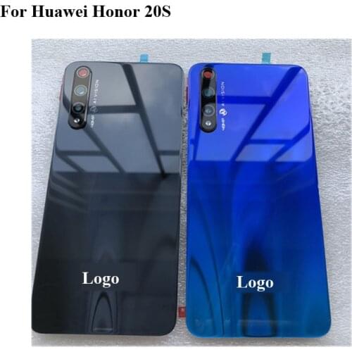 Tested NEW For Huawei honor 20S Full Battery Cover Back Cover Door Housing Case For Huawei honor 20 S honor20s with logo