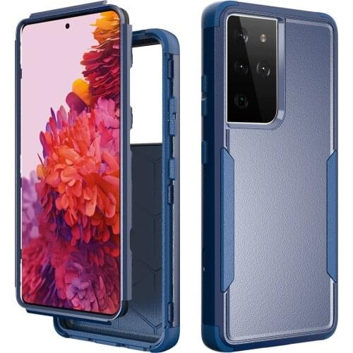 Luxury Matte PC+TPU Back Case For Samsung Galaxy S21 Ultra/S21 Plus Shockproof Hard Phone Cover Coque Support Wireless Charging