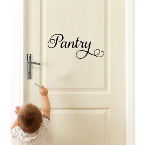 Pantry Door Sticker Decal Pantry Label Wall Sticker Decal Pantry Kitchen Vinyl Decal Sticker Decor