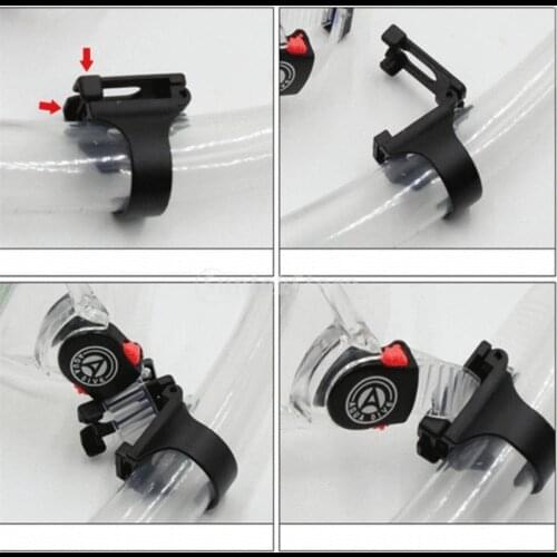 Universal Diving Silicone Snorkel Buckle Goggles Buckle Silicone Tube Buckle Silicone Soft Buckle Respiratory Buckle