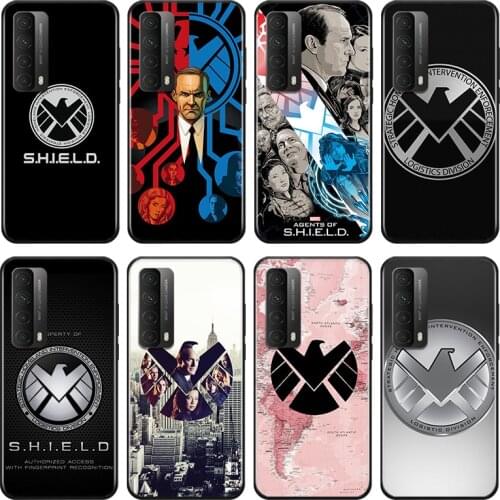 Marvel SHIELD For Huawei Y9A Y9S Y9 Y8P Y8S Y7A Y7P Y7 Y6 Y6P Y6S Y5P Y5 Prime Pro 2019 2020 Soft Phone Case