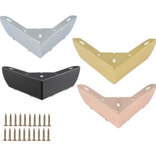1/4PCS Modern Style Metal Furniture Legs Sofa Feet Replacement For Sofa Cabinet Parts Coffe Tea Table TV Stands with Screws 55mm