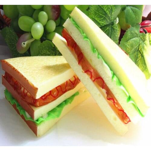 1pcs High imitation artificial sandwich model&artificial plastic fake simulated sandwich