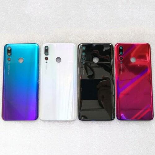 100% Original 3D Reflection Glass Rear Housing Cover For HUAWEI nova 4 nova4 Back Door Replacement Battery Case Adhesive Sticke