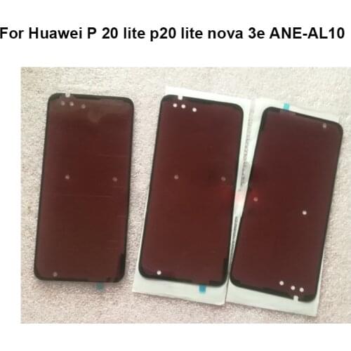 2PCS For Huawei P 20 lite p20 lite nova 3e ANE-AL10 Back Battery Door Cover Bezel 3M Glue Double Sided Adhesive Sticker Tape