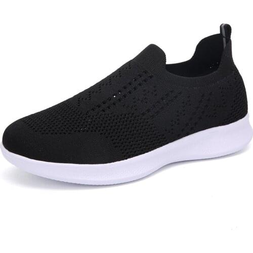 2020 Women Sneakers Fashion Socks Shoes Casual Black Sneakers Summer knitted Vulcanized Shoes Women Trainers Tenis Feminino