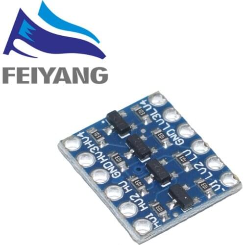 10PCS 4 channel IIC I2C Logic Level Converter Bi-Directional Module 5V to 3.3V For Arduino