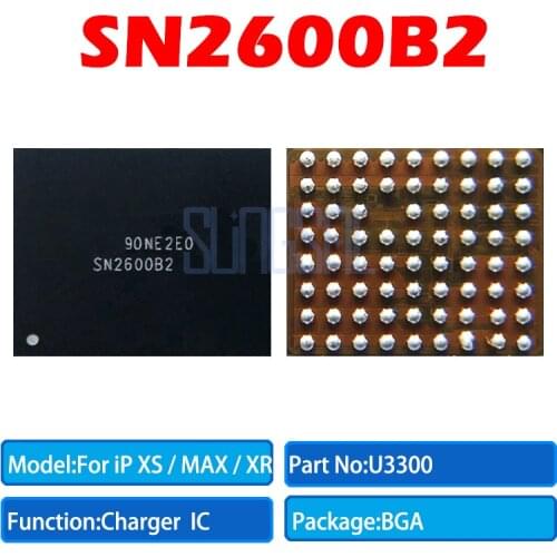 5pcs/lot 100% Original U3300 TIGRIS T1 charging charger ic chip for iphone XS XS-MAX XR SN2600B2