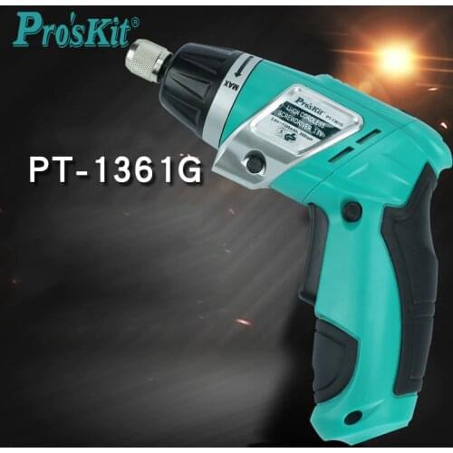 PT-1361G Lithium Electric Screwdriver Rechargeable Drill Slotted Phillips Cordless Electric Drill Power Tools