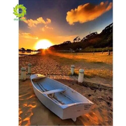 OSH FULL Mosaic Pattern 5D DIY Diamond art Embroidery home decoration scenery diamond painting cross stitch New Year gift