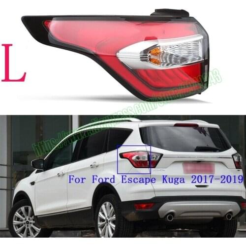 Car accessories For Ford Escape Kuga 2017 2018 2019 Stop Left Outer Tail Light Brake Rear Lamp