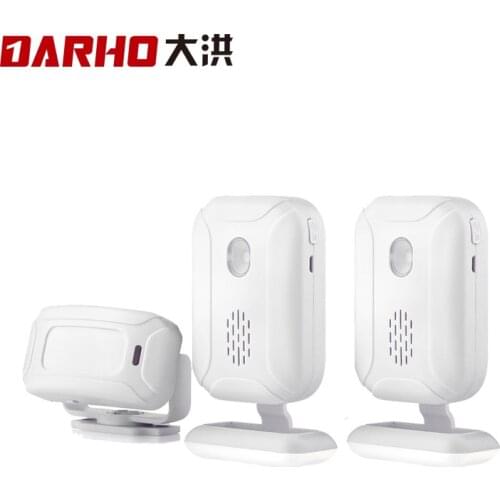 Darho Shop Store Home Entry Security Welcome Chime Doorbell Wireless Infrared IR Motion Sensor Welcome Device Doorbell Alarm