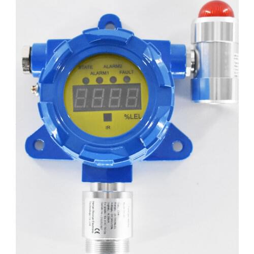BH-60 Fixed H2 Gas Detector WIth Display Digital hydrogen Gas alarm detector Gas Monitor 0-1000PPM