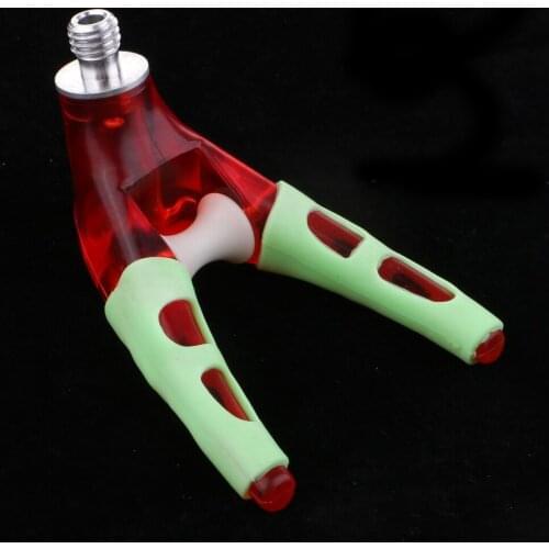 Night Fishing Rod Rest Holder Pole Bracket V Head Butt 8mm Thread with Light