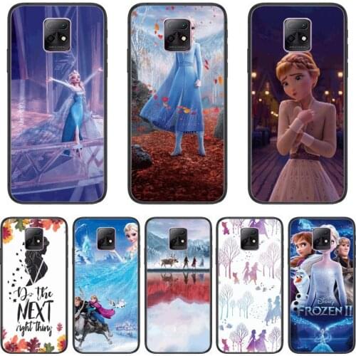 Disney Frozen Elsa Olaf Phone Case For XiaoMi Redmi 10X 9 8 7 6 5 A Pro S2 K20 T 5G Y1 Anime Black Cover Silicone Back Pretty