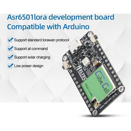 HTCC-AB01 ASR6501 Lora Development Board SX1262 Solar LoT LoRaWAN Compatible With Windows, Linux, Mac OS Systems