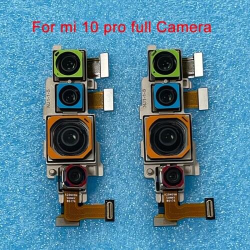 Original For Xiaomi 10 Pro MI10 Pro M10 Pro Rear Back Big Camera Module+Wide Angle+Macro+Depth Filed Camera Flex Cable Mi 10 Pro