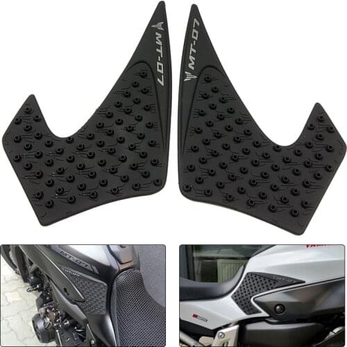 MT07 MT-07 13-17 Motorcycle Stickers Anti Slip Fuel Tank Pad Knee Grip Sticker For Yamaha MT-07 2013 2014 2015 2016 2017