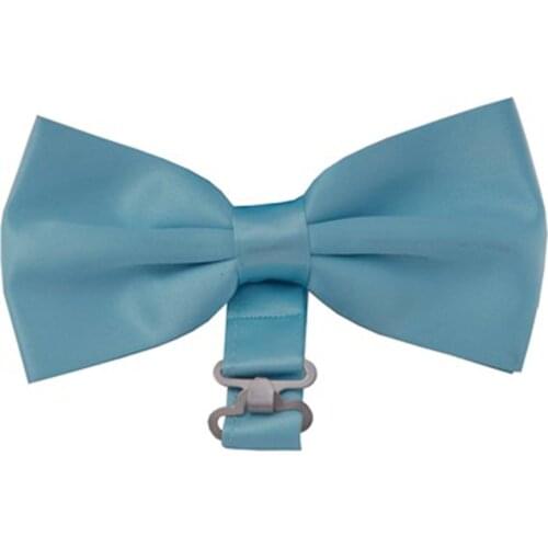 Varetta Male Bow Tie Satin Shiny Fabric Mens Bow Tie Colorful Bow Tie Patterned Bow Tie Patterned Blue Bow Tie Blue Color Bow Tie Mens Bow Tie 2020 New Fashion Man Bow Tie mens accessory Man Accessory