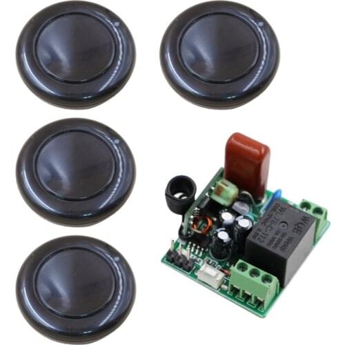 Latest 220V Wireless Remote Control Power Switches Mini Size Remote Controll Lighting Switch Learning Code 315 or 433MHZ