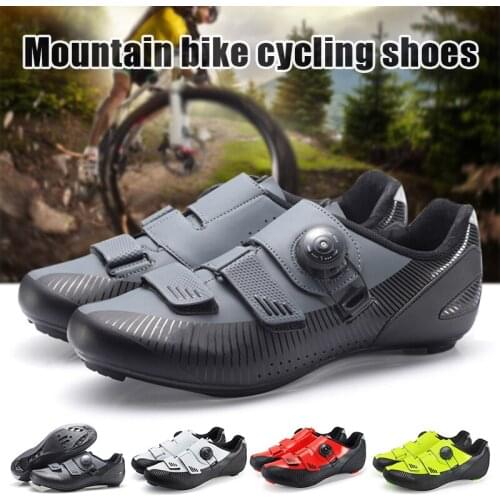 Cycling Shoes Road Bikes Lock Pedal Riding Shoes Lock Pedal Shoes Sneakers Spin Shoes for Men Outdoor SAL99