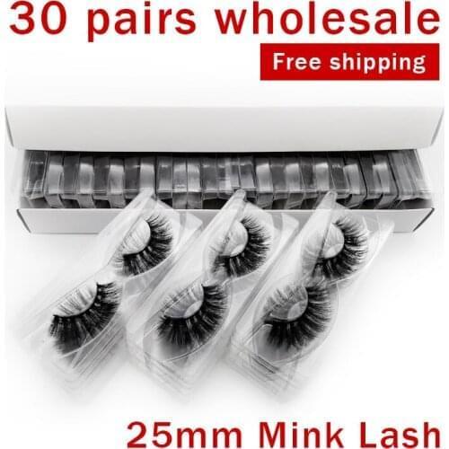 Wholesale 30 pairs no box Mastudo Eyelashes 3D Mink Lashes Handmade Dramatic Lashes 61 styles cruelty free mink lashes